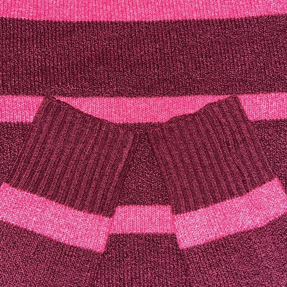 Free for all pink and purple striped sweater - Picture 9 of 11